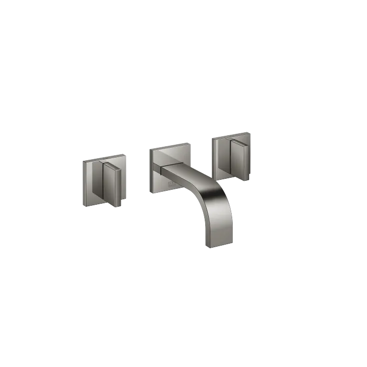 MEM Robinetterie murale pour lavabo sans garniture d’écoulement - Dark Chrome - 36 702 782-19