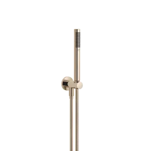 Hand shower set with integrated shower holder FlowReduce - Champagne (22kt Gold) - 27 802 660-47 0010