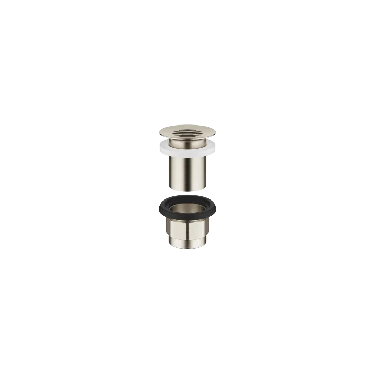 Grated waste 1 1/4" - Brushed Platinum - 10 110 970-06