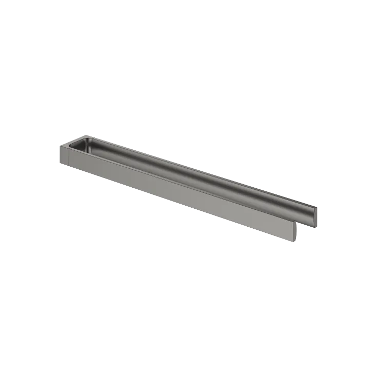 Towel bar in two parts non-swivel - Brushed Dark Platinum - 83 210 976-99