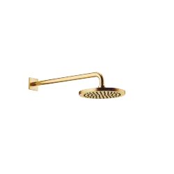 Rain shower with wall fixing 220 mm - Brushed Durabrass (23kt Gold) - 28 649 670-28 0050