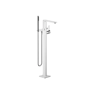 Single-lever bath mixer with stand pipe for free-standing assembly with hand shower set - 25 863 710-00
