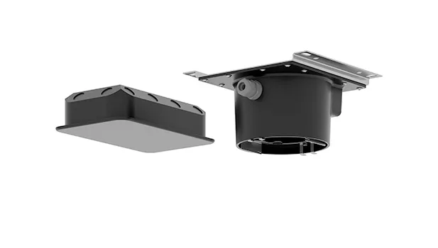Concealed ceiling installation box for surface-mounted ceiling installation with light - - 35 042 970 90