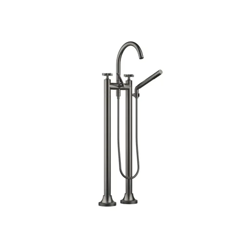 Two-hole bath mixer for free-standing assembly with hand shower set - 25 943 809-99