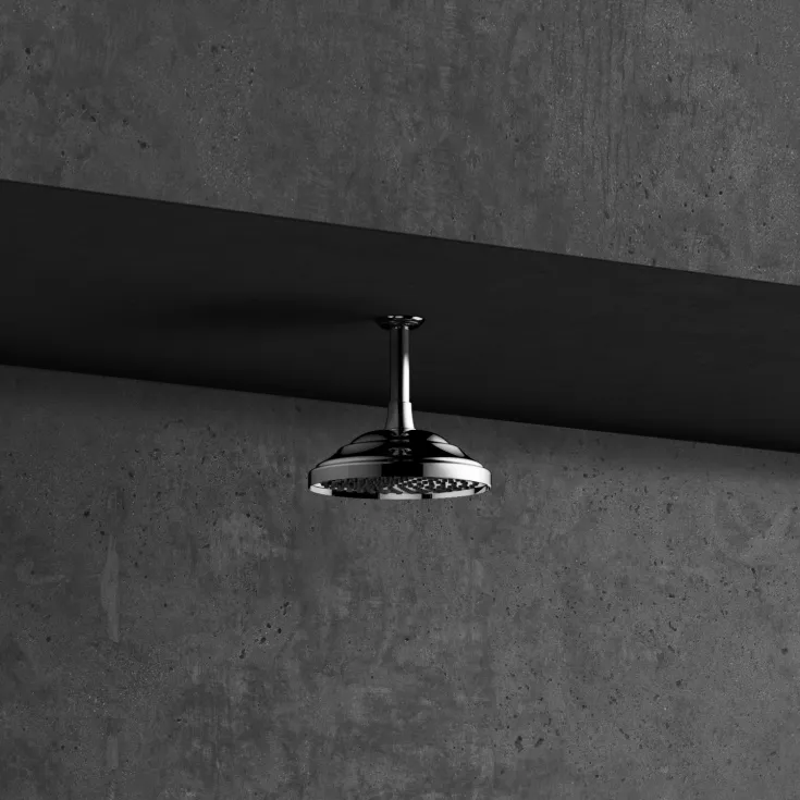 MADISON Soffione a pioggia con fissaggio a soffitto 200 mm - Platinato spazzolato - 28 565 977-06