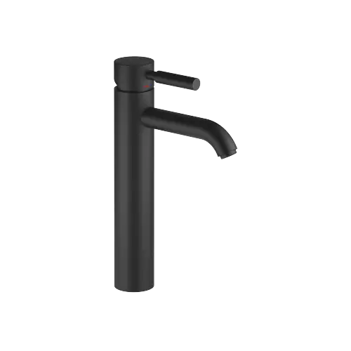 EDITION PRO Single-lever basin mixer with raised base without pop-up waste - Matte Black - 33 537 626-33