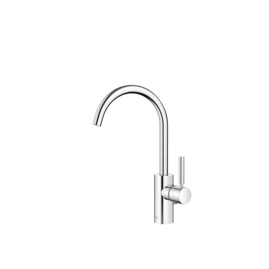 META Chrome Washstand faucets: Single-lever basin mixer with pop