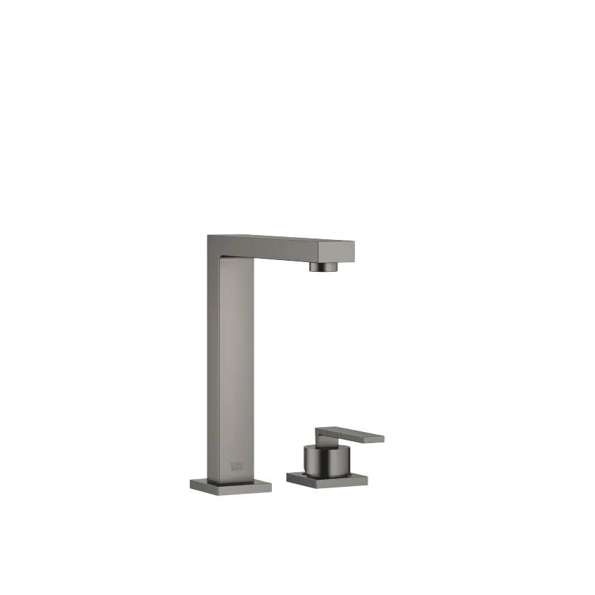 LOT BAR TAP Two-hole mixer with individual rosettes - Brushed Dark Platinum - 32 805 680-99