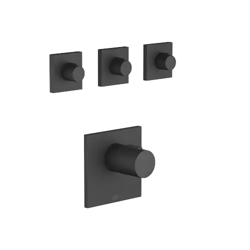IMO xTOOL thermostat with three volume controls - Matte Black - Set containing 1 articles
