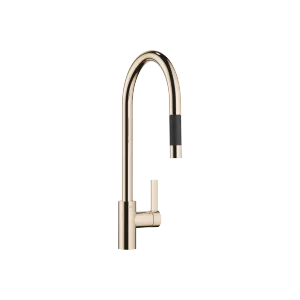 TARA ULTRA Single-lever mixer Pull-down with spray function - Champagne (22kt Gold) - 33 870 875-47 0010