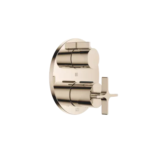 VAIA Thermostat à encastrer avec régulateur de débit 3 voies - Champagne (Or 22cts) - 36 428 809-47 0010
