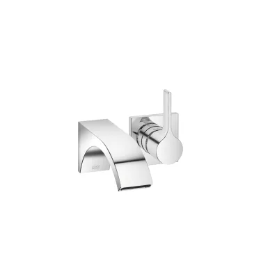 Wall-mounted single-lever basin mixer without pop-up waste - 36 861 811-00