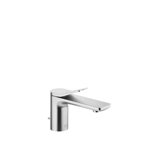 LISSÉ Brushed Chrome Washstand faucets: Single-lever basin mixer with pop-up waste
