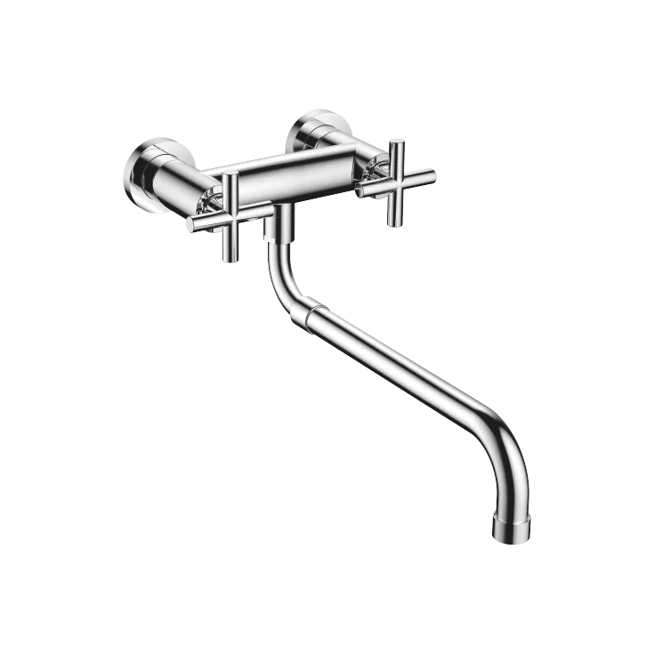 TARA Wall-mounted bridge mixer with extending spout - Chrome - 31 151 892-00