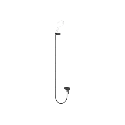Concealed single-lever mixer with integrated shower connection with hand shower set without hand shower - Matte Black - 36 002 970-33