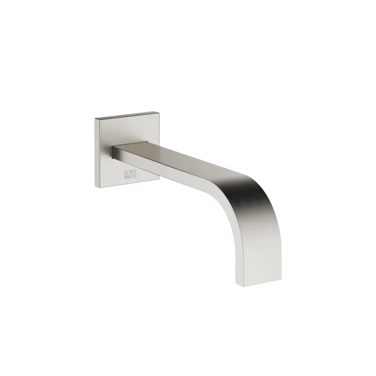 MEM Bec déverseur pour lavabo, montage mural sans garniture d’écoulement - Platine brossé - 13 800 782-06