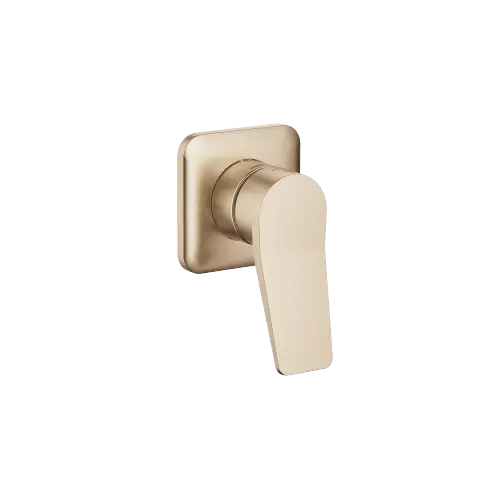 LISSÉ Concealed single-lever mixer with cover plate - Brushed Light Gold (PVD) - 36 060 845-27
