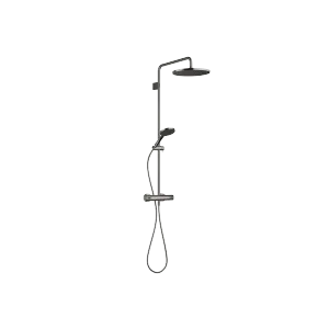 Colonne de douche avec thermostat de douche sans douchette - Dark Chrome - 34 460 979-19 0010