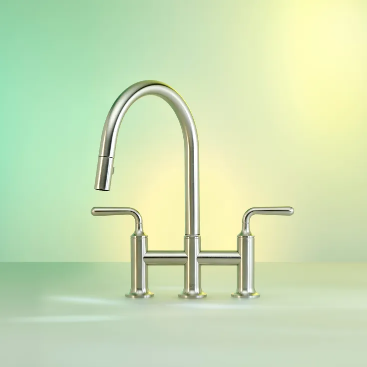 Dornbracht vaia design series kitchen kitchen faucet brushed platinum