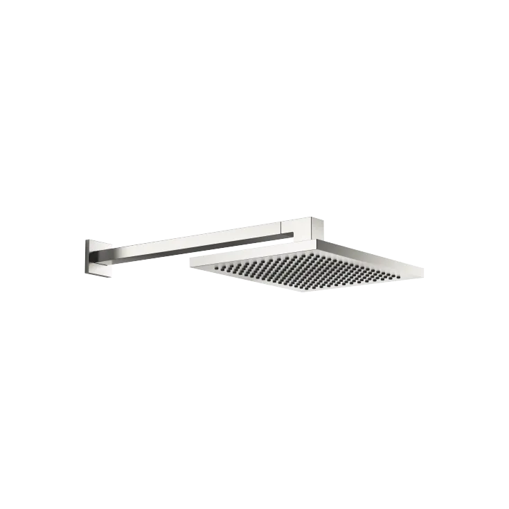 Rain shower with wall fixing 300 x 240 mm - Brushed Platinum - 28 765 980-06