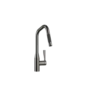 SYNC Single-lever mixer Pull-down with spray function - Dark Chrome - 33 875 895-19