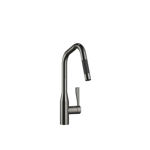 SYNC Single-lever mixer Pull-down with spray function - Dark Chrome - 33 875 895-19