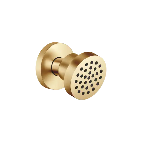 Soffione laterale senza regolazione di portata FlowReduce - Oro spazzolato (PVD) - 28 518 979-37