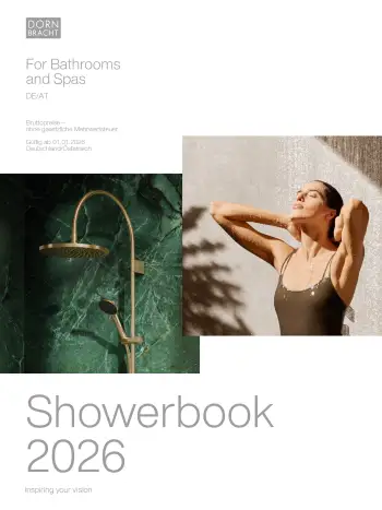 Dornbracht Showerbook 2026_Cover