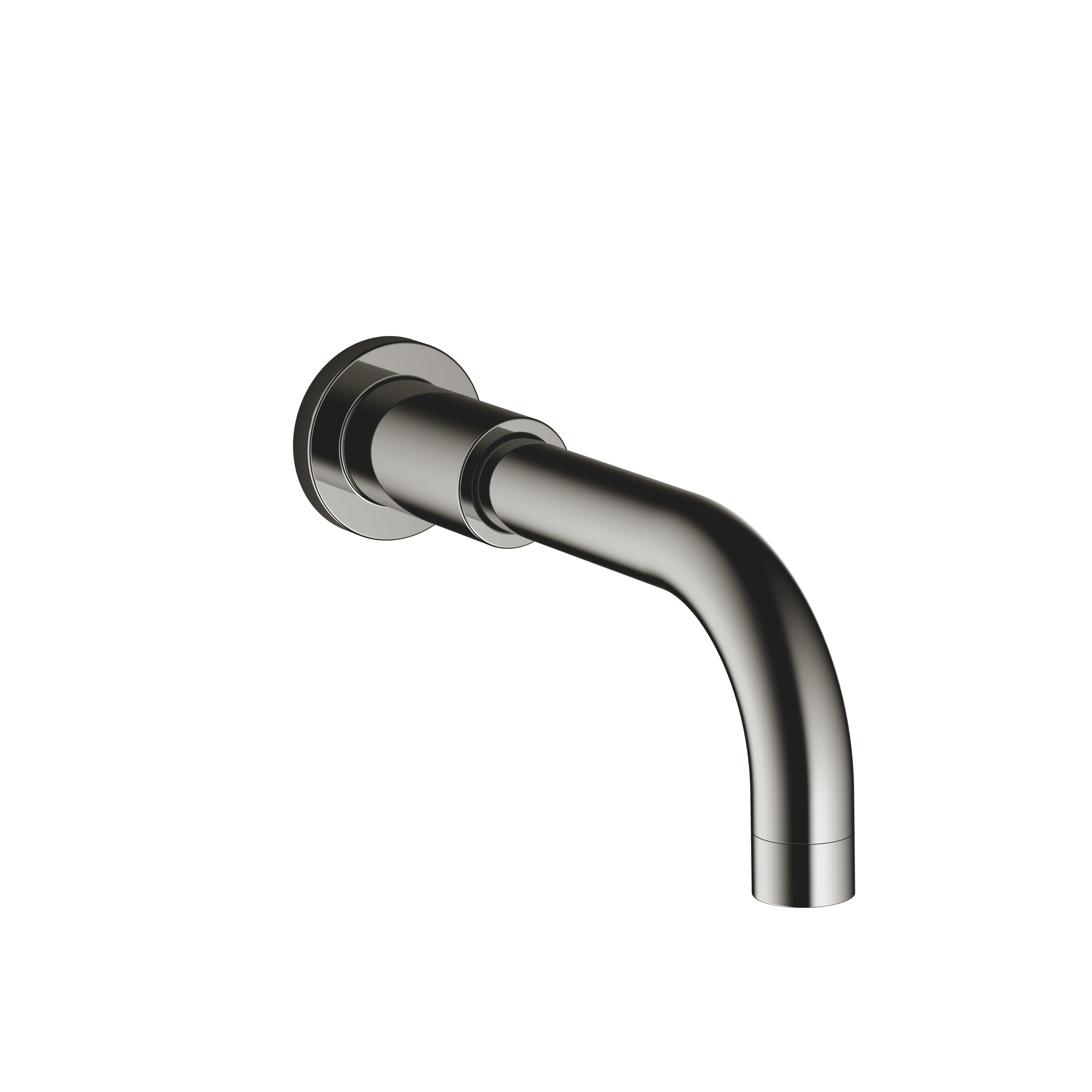 TARA Matte White Bath faucets: Bath spout for wall mounting