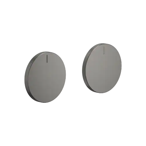 CYO Handle insert set hot & cold - Brushed Dark Platinum - 11 283 811-99