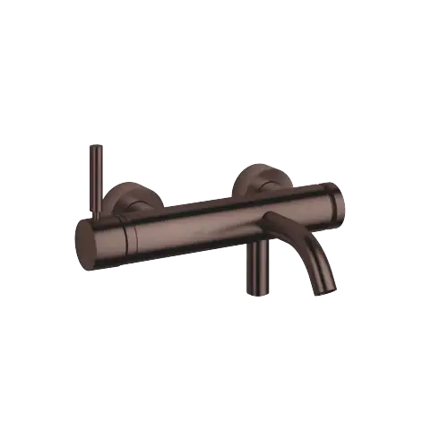 META Single-lever bath mixer for wall mounting without shower set - Brushed Dark Bronze (PVD) - 33 200 660-43