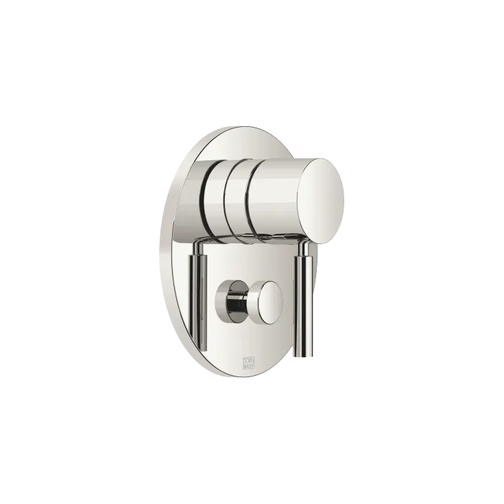 Concealed single-lever mixer with diverter - Platinum - 36 120 660-08