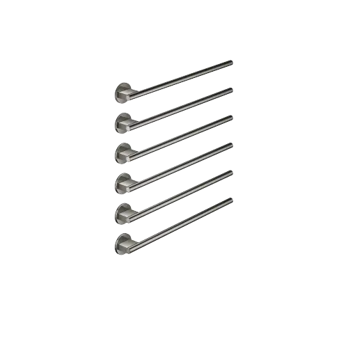 Towel warmer , 6-fold , projection right , without control element - Dark Chrome - 83 316 979-19