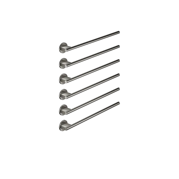 Handtuchwärmer , 6-fach , Ausladung rechts , ohne Bedienelement - Dark Chrome - 83 316 979-19