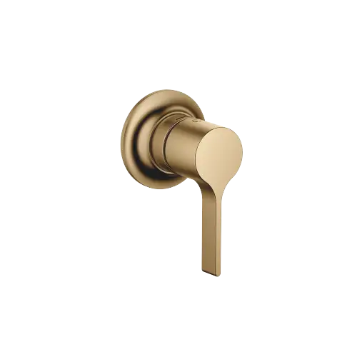 VAIA Concealed single-lever mixer with cover plate - Brushed Dark Brass (PVD) - 36 060 809-39