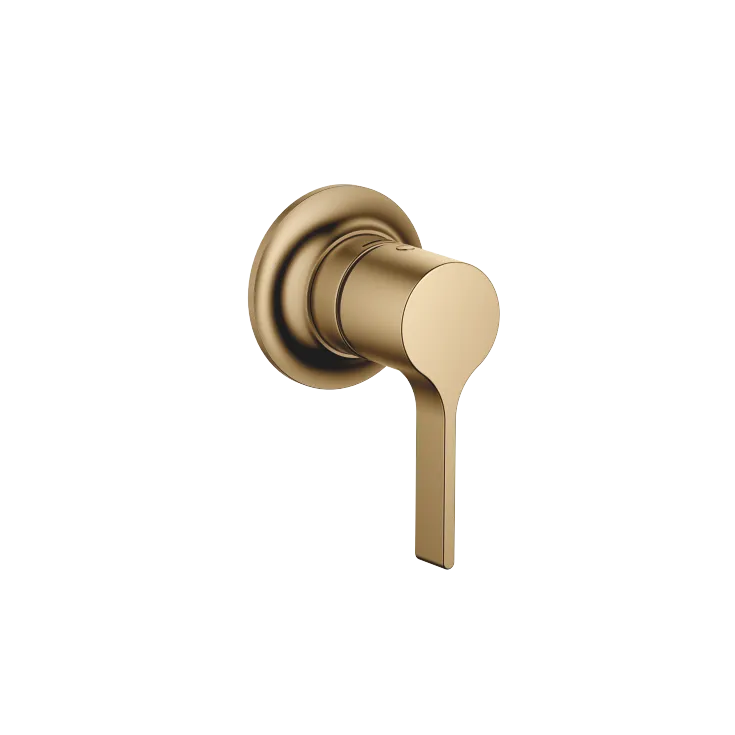 VAIA Concealed single-lever mixer with cover plate - Brushed Dark Brass - 36 060 809-39