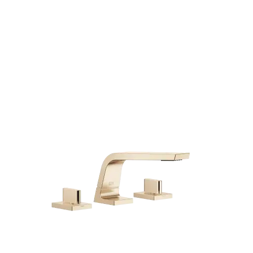 CL.1 Three-hole basin mixer without pop-up waste - Brushed Light Gold (PVD) - ST 0101 014 705-27
