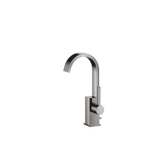 MEM Mitigeur monocommande de lavabo avec garniture d'écoulement - Dark Chrome - 33 502 782-19
