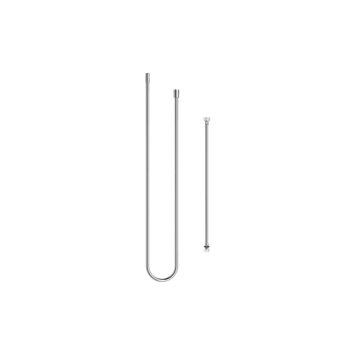 Metal shower hose two-piece 1/2" x 3/8" x 88-5/8" - Chrome - 28 323 970-00