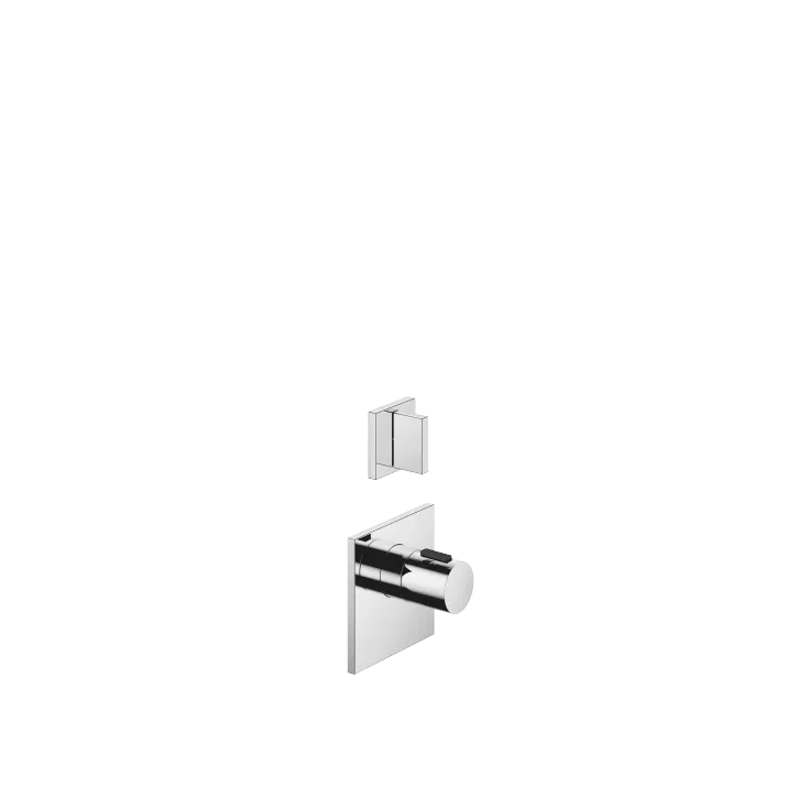 MEM xTOOL Thermostatmodul mit 1 Ventil - Chrom - Set aus 2 Artikeln