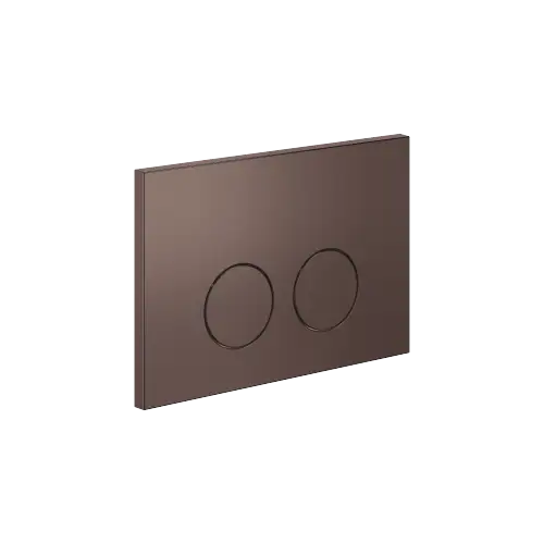 Piastra di lavaggio per cassette WC-UP di Geberit rotondo - Dark Bronze spazzolato (PVD) - 12 665 979-43