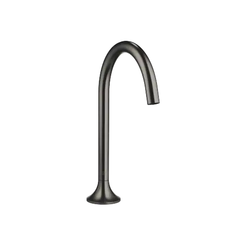 VAIA Deck-mounted basin spout without pop-up waste - Brushed Dark Platinum - 13 716 809-99