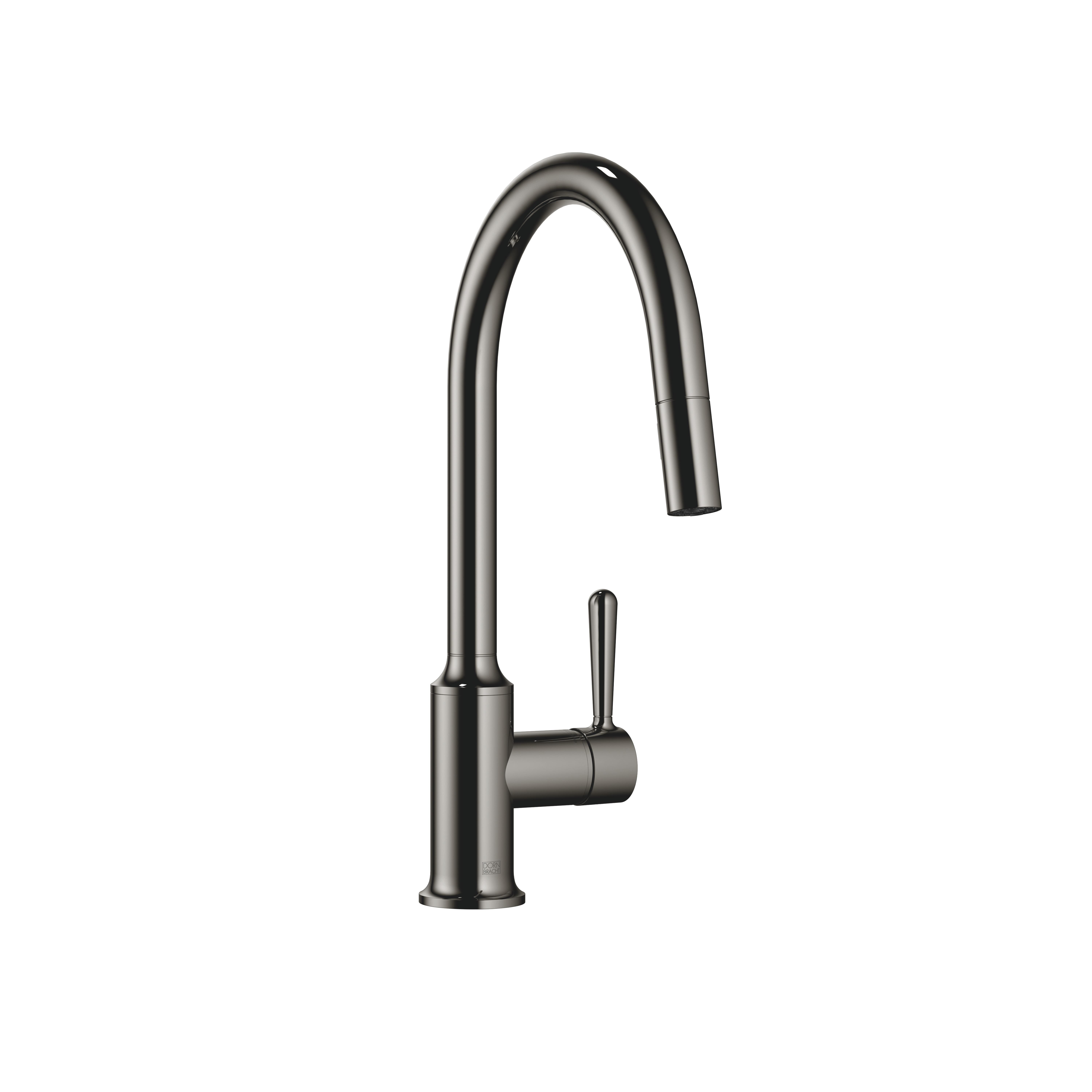 VAIA Brushed Chrome Kitchen faucets: Single-lever mixer pull-down 