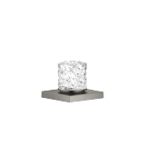 Handle Glass Design ICE small - Brushed Dark Platinum