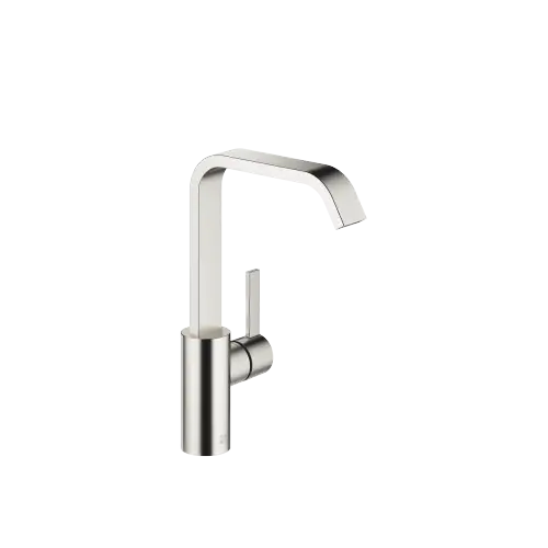 IMO Single-lever lavatory mixer with raised spout without drain - Brushed Platinum - 33 526 671-06 0010
