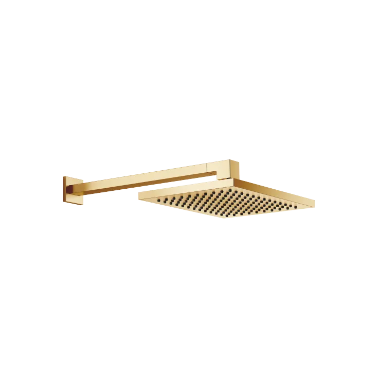 Regenbrause mit Wandanbindung - Messing gebürstet (23kt Gold) - 28 763 980-28