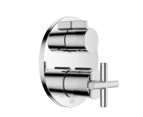 TARA Concealed thermostat with one function volume control - Brushed Dark Bronze (PVD) - 36 425 892-43 0010