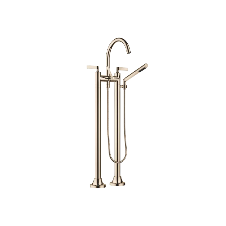 VAIA Gruppo vasca due fori per montaggio indipendente con gruppo doccetta - Champagne (Oro 22k) - 25 943 819-47