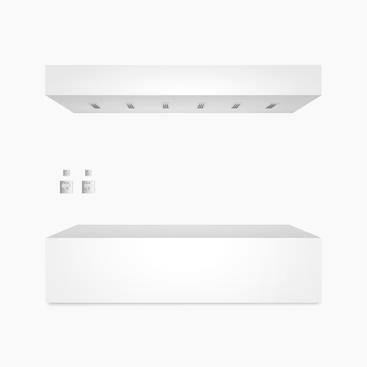hot & cold - Chrome - Set containing 21 articles