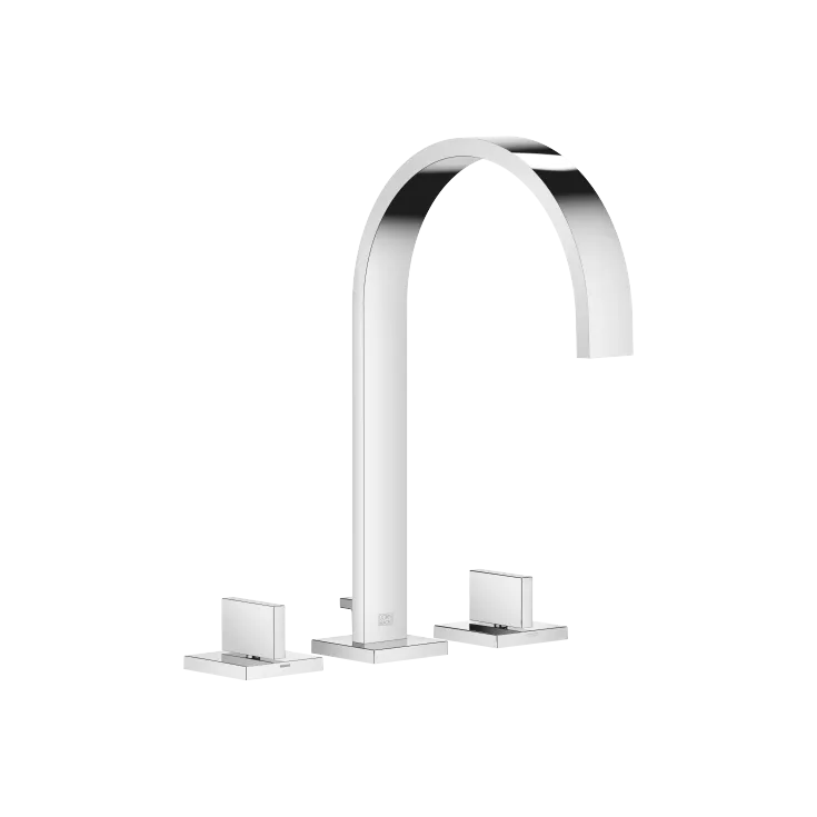 MEM Chrome : Three-hole basin mixer with pop-up waste